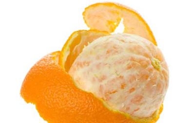Billede af skrællet appelsin