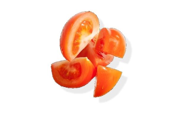 Billede af tomater i både